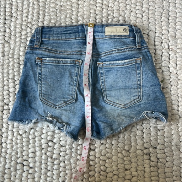 ADRIANO GOLDSCHMEID KIDS Ag-Ed Denim distressed Fray Short Denim Jean Shorts - Picture 4 of 6